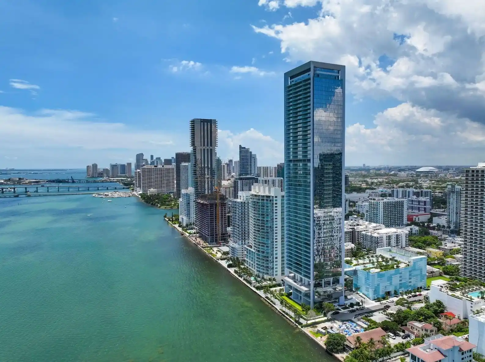 Edgewater neighborhood in Miami